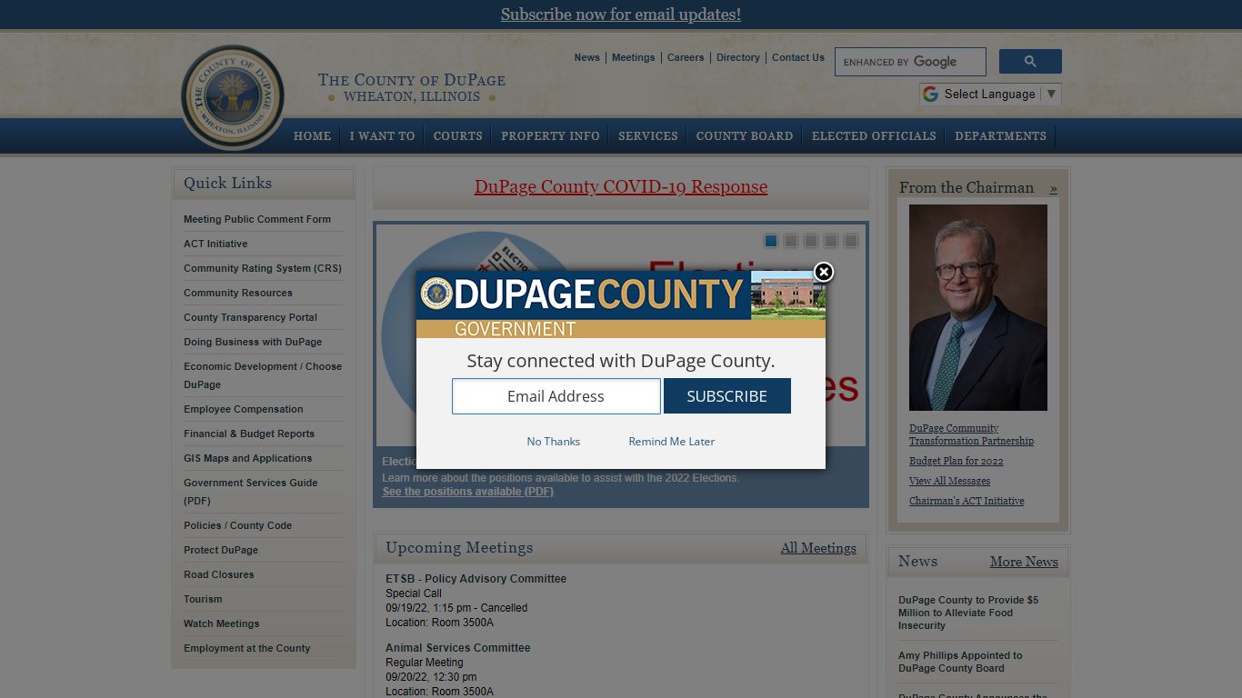 DuPage County IL – County Clerk Home